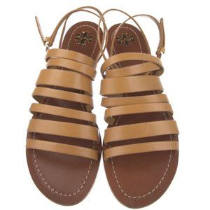 NEW Tory Burch Tan Gladiator Sandals Size 8.5